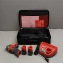 M12 Fuel 12V 1/4" Lithium-ion Cordless Impact Driver Kit - with 2 Batteries, Charger, and Tool Case (Chrome)