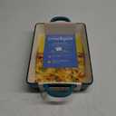 Crock Pot Artisan 13 Inch Enameled Cast Iron Lasagna Pan, Teal Ombre