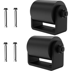 Sdstone 2 Pack Slide Gate Guide Roller with C Post Welded Bracket 3" Hard Nylon Sliding Rolling Gate Rollers, Heavy Duty Sealed Ball Bearing Side Roller Assembly, Sliding Rolling Gates Guider Sdstone 2 Pack Slide Gate Guide Roller with C Post Welded Bracket 3" Hard Nylon Sliding Rolling Gate Rollers, Heavy Duty Sealed Ball Bearing Side Roller Assembly, Sliding Rolling Gates Guider