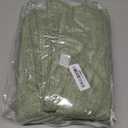 MIULEE 100% Blackout Linen Curtains for Bedroom, Sage Green Solid Luxury Decor Thermal Insulation Room Darkening Drapes for Living Room Nursery Back Tab Rod Pocket 42 x 84 Inches, 2 Panels