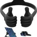 Honsky Adjustable Tablet Stand, Portable Phone Holder for Desk Bed - Multi-Angle Drawing Stand Compatible with All Tablets (Black) (for 7.9" to 12.9")