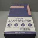 MAGZO Door Draft Stopper for Bottom of Door, 2 Pack 32 Inch Under Door Draft Stopper, Fan Shaped Under Door Gap Filler Bottom, Door Soundproofing, Grey (Gray)