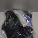 Magnetic Screen Door Left Right Side Opening Polyethylene Terephthalate Mesh Greater Than Fiberglass and Polyester Easy Install (Screen 38"x84", Black)