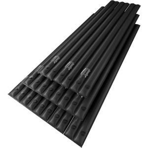 Pool Water Bags - 6 Pack 10FT Double Chamber Water Tubes, Weights for Pool Cover - 28 Gauge (0.42mm-Blue)