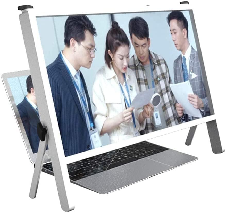 21" Screen Magnifier, Laptop Computer Screen Magnifier Expanders with Bracket Magnifiers Ultra-Clear Projector Screen Magnifying Portable Amplifier Desktop for Seniors Reading