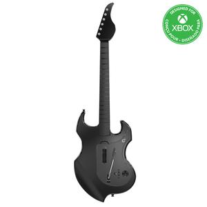 PDP RIFFMASTER Wireless Guitar Controller for Xbox Series X|S, Xbox One, Windows 10/11 PC, Rock Band 4, Fortnite Festival, Audio Jack, Rechargeable Battery, Officially Licensed by Microsoft  Black