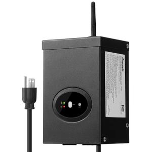 DEWENWILS 300W Smart Low Voltage Transformer, Compatible with Alexa and Google Home, 120V AC to 12V AC for LED Landscape Lights, Outdoor Lighting, ETL Listed, Waterproof, Schedule and Timer