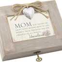 Cottage Garden Mom Taught What Matters Most Natural Taupe Jewelry Music Box Plays Wind Beneath My Wings