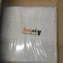 Aiyufeng Faux Linen Texture Curtains for Living Room 84 Inch Length 2 Panels, Airy Soft Drapes,Light Filtering Window Curtains for Bedroom Kitchen Bathroom Farmhouse42x84 Inch, 2PCS, Linen