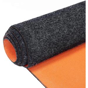 60" x 72" Heavy Duty Oil Spill Mat, Garage Floor Mat for Under Car, 1/4 Inch Thicked Waterproof Rubber Backing Mat Protect Floor, Reusable Oil Drip Leak Absorbent Pads