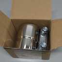 2.5 inch Exhaust Clamp Stainless Steel Muffler Band Clamps for 2.5" Inner Diameter to 2.5" Outer Diameter Turbo Downpipe Exhaust System Repair - 1 Piece