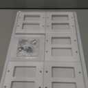 [10 Pack] BESTTEN Decorator Wall Plate, 2 Gang Standard Size Outlet Cover for GFCI and USB Receptacles, H4.53 x W4.57, Unbreakable Polycarbonate Material, UL Listed, White