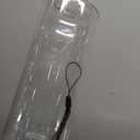 Mifoci 72 Pcs Plastic Water Bottles Bulk 17 oz, Clear,Black