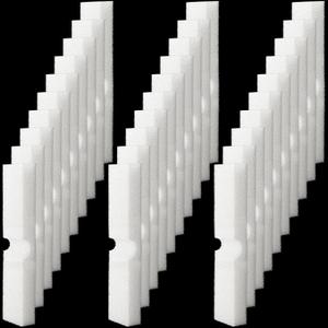 Ziliny 30 Pcs Aquarium Foam Filter Pads Compatible with Fluval Fx4, Fx5, Fx6 Cartridge Filters 30ppi Replacement White Pads