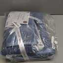 Modern Threads Ophelia 6-Piece 100% Cotton Towel Set  Reversible Yarn Dyed Jacquard & Solid  Includes 2 Bath Towels, 2 Hand Towels, 2 Washcloths  Absorbent, Quick Dry, Soft & Durable  Blue