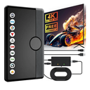 TV Antenna Indoor Outdoor 2026 for Smart/Old TV for Long Range 360° Reception and Local Channels Digital HD Antenna with Amplifier Signal Booster Supports 8K 4K 1080p - 26.2 ft HDTV Coax Cable