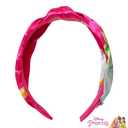 LUV HER Licensed Disney Princesses Knotted Headband - Thick Headbands For Girls - One Size Fit All - Hair Accessories For Her Ages 3+