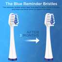 Replacement Toothbrush Heads for Waterpik Complete Care 5.0/9.0 (CC-01/WP-861), STRB-8WW, (8-Pack, White)