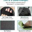 3 x Heeqinn Rubber Exfoliating Glove, Dead Skin Remover for Body After Bathing (Basic 1pc)