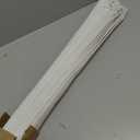 No Tools No Drill Cordless Roman Shades for Indoor Windows 100% Blackout, for Window Size 36" W  64" H White