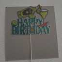 Tequila Happy Birthday Party Cake Topper - Cinco De Mayo Fiesta Supplies for Men - Taco Bout A Party Cocktail Decoration