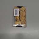 50Pcs Gold Letter K Adhesive Wax Seal Stickers, Hand-Made, No Need Seal Stamp, Tear and Use Wax Stickers for Wedding Invitations, Envelopes, Christmas Gift