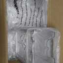 Vtopmart 4 Pack Large Stackable Storage Drawers,Easily Assemble Acrylic Bathroom Closet Undersink Organizers and Storage,Plastic Storage Bins for Kitchen Cabinets,Pantry,Makeup,Medicine Organization