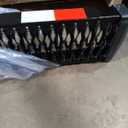 HECASA Grip Step 55-1/2 inch Steel Compatible with 2015 to Present Ford Transit 150/250/350 Passenger Side Sliding Door Running Board Side Step Cargo Van Step Black Powder Coated