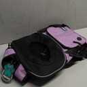 PetAmi Adjustable Cat & Dog Chest Carrier Backpack, Ventilated for Hiking & Camping, Max 10 lbs, Purple (Medium (15x8x15.5))