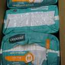 Depend Adult Diapers with Tabs, Incontinence Protection with Tabs, Unisex, Small/Medium (1934" Waist, Up To 170 lbs), Maximum Absorbency, 60 Count (3 Packs of 20)