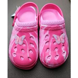 G Pink Butterly charm clog Us 3
