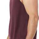 Amazon Essentials Men's Athletic Base Layer Workout Sports Tank Tops (Large, Burgundy)