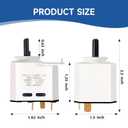 WP3398094 3398094 Dryer Start Switch Compatible with Whirlpool KitchenAid Maytag WED5840SW0 WET4124HW MGDP575GW, WP3398094 Dryer Push to Start Switch Replace PD00028502 527426 AP6008357 PS11741492