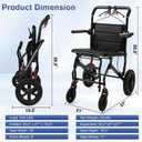 Lightweight Travel Wheelchair for Adults