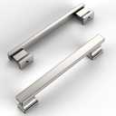 Amerdeco 10 Pack Brushed Satin Nickel Cabinet Pulls 5 Inch(128mm) Hole Centers Kitchen Cabinet Handles Cabinet Hardware Kitchen Handles for Cabinets Cupboard Handles Drawer Pulls