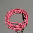 Ernie Ball Braided Instrument Cable, Straight/Angle, 10ft, Neon Pink (P06078)