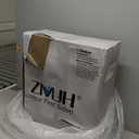 ZMJH ZMA102 Bidet Toilet Seat, Unlimited Warm Water, Vortex Wash, Electronic Heated, Warm Air Dryer, Rear and Front Wash, LED Light, Need Electricity, White, (Elongated)