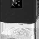 Dehumidifier,MTOX 3L/105 oz (1000 Sq Ft) Small Dehumidifiers for Rooms, Bathroom, RV, Quiet with Auto Shut-Off, Timer, 3 Modes, Removable Filter & Aromatherapy Box, 7-Color LED (Black)