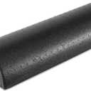 ProsourceFit High Density Foam Rollers - inches long. Firm Full Body Athletic Massager for Back Stretching, Yoga, Pilates, Post Workout Trigger Point Release (Black - 18" X 3")