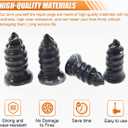 3 x 60PCS Tire Repair Rubber Nail, Vacuum Tire Repair Screw Kit with Screwdriver & Box, Self-Service Auto Tires Puncture Fast Repair Tool, Universal for Car Truck Motorcycle Tractor (EXP 08/14/26)