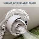 Bestrip Auto Inflatable Couch Lounger, Air Mattress Sofa Bed with Rechargeable Air Pump