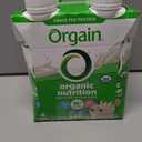 Orgain Organic Nutritional Shake, Vanilla Bean - Meal Replacement, 16g Protein, 20 Vitamins & Minerals, Gluten Free, Soy Free, Kosher, Non-GMO, 11 Ounce, 4 Count (EXP 07/07/26)
