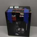 Mueller 12-Cup Drip Coffee Maker - Borosilicate Carafe, Auto-Off, Reusable Filter, Anti-Drip, Keep-Warm Function, Clear Water Level Window Coffee Machine, Kitchen Essentials & Accessories (Black)