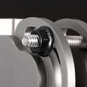 1/4-20 Serrated Flange Hex Lock Nuts 100Pcs 304 Stainless Steel 18-8, Full Thread, Hex Drive, Bright Finish, Black Oxide by SG TZH