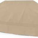 Covermates Island Grill Cover - Weather Resistant Outdoor Cover, Heavy Duty BBQ Covers for Large Island, Classic 12-Guage Vinyl, 74 Inch, Classic Tan