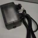 Outdoor Outlet Box with 9.8Ft Extension Cord, NEMA 5-15R, STW 14 AWG,IP66 Waterproof Power Outlet Extender with On/Off Switch & LED Indicator for Garden Yards& Outdoor Activity