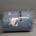 Bedsure King Size Comforter Set, Reversible Blue Soft Prewashed Bedding for All Seasons, 3 Pieces Warm Down Alternative Bed Set, 1 Lightweight Comforter (104"x90") and 2 Pillowcases (20"x36")