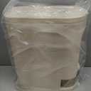 IEEK 25 Lbs Rice Dispenser, Large Cereal Dry Food Storage Containers with Measuring Cup and Lid,Moisture Proof Airtight Food Dispenser Bucket for Rice,Corn,Coffee Bean,Grain,Soybean and Oatmeal,White