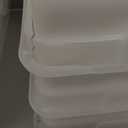 IRIS USA File Box, Plastic File Organizer with Lids for Letter/Legal File, Portable Document Box For Moving, Storage Bin with Durable and Secure Lid, Stackable Nestable BPA-Free, Pearl 35 Qt. 4 Pack