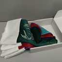 Senneny PackOf 6 Luxury Velvet Christmas Stockings, Quality Embroidered Patterned Xmas Stockings Large, Classic Christmas Hanging Decorations for Family Christmas Holiday Party